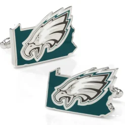 NFL Philadelphia Eagles State Shaped Cufflinks