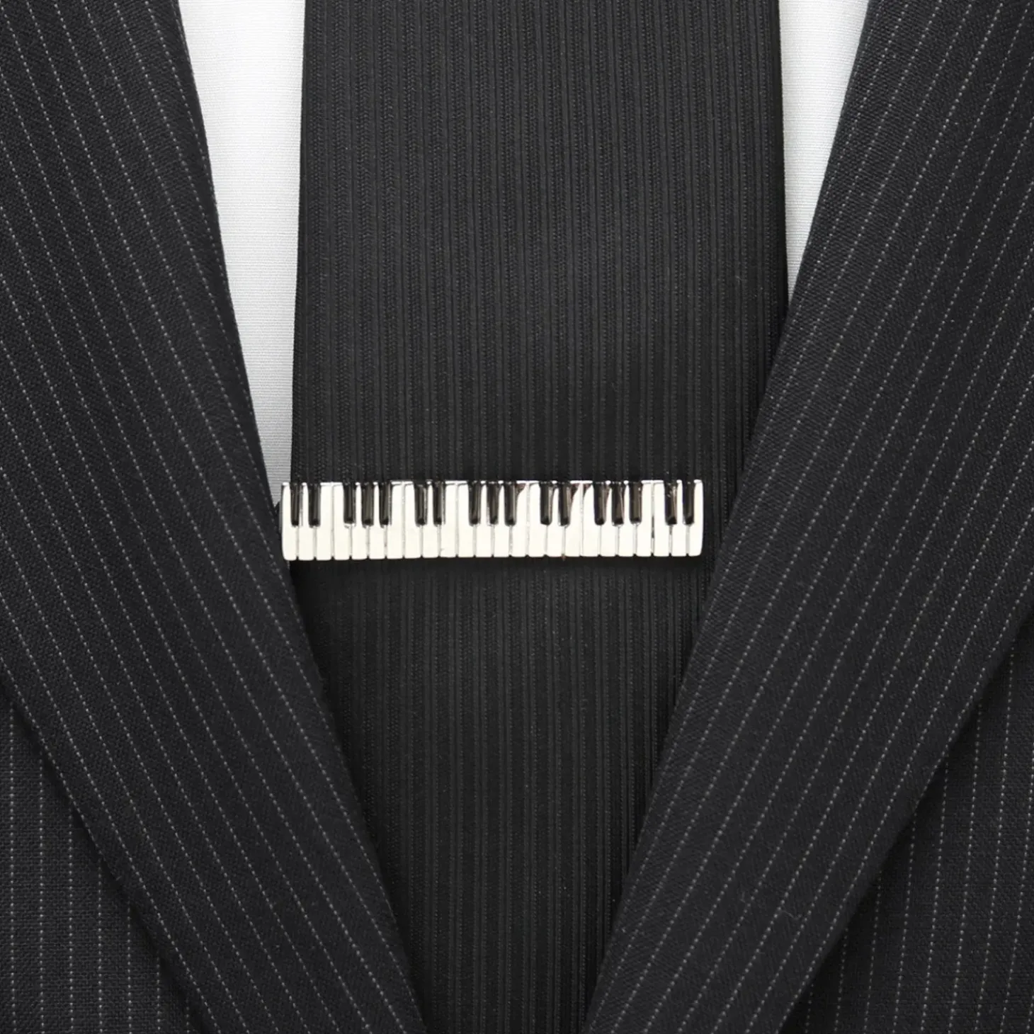 Ox and Bull Trading Co. Piano Keys Tie Clip