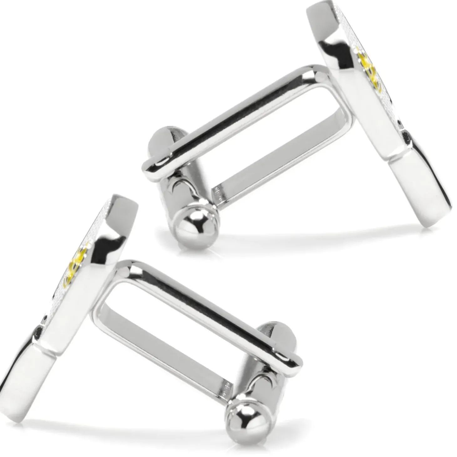 Cufflinks, Inc. Pickleball Racket Silver Cufflinks