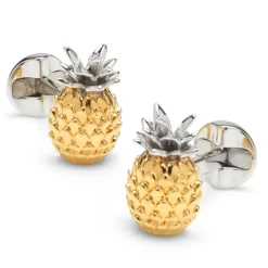 Ox and Bull Trading Co. Pineapple 3D Cufflinks