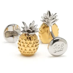 Ox and Bull Trading Co. Pineapple 3D Cufflinks