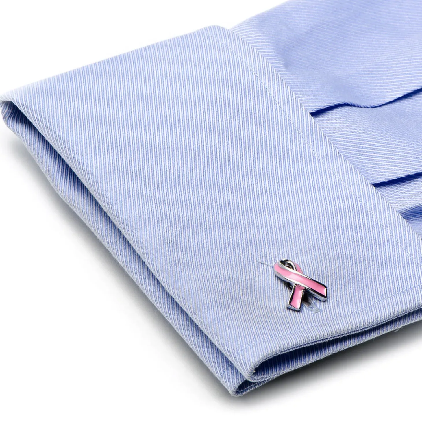 Cufflinks, Inc. Pink Ribbon Breast Cancer Awareness Cufflinks