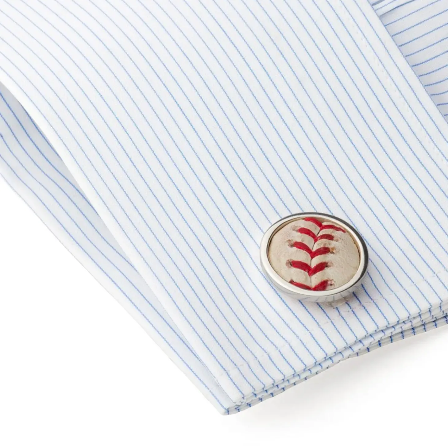 Tokens & Icons Pittsburgh Pirates Game Used Baseball Cufflinks
