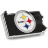 NFL Pittsburgh Steelers State Shaped Lapel Pin