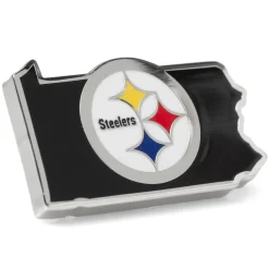NFL Pittsburgh Steelers State Shaped Lapel Pin