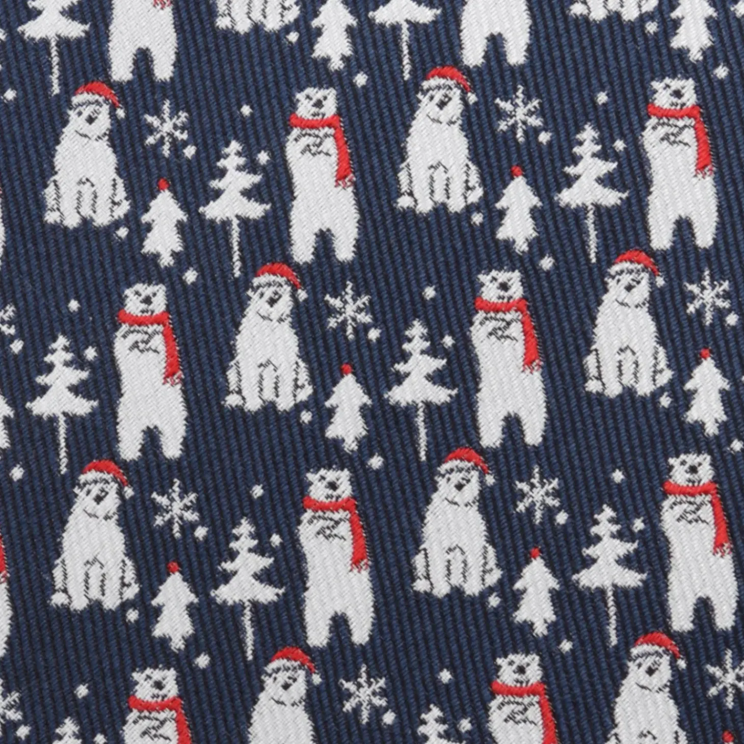 Cufflinks, Inc. Polar Bear Blue Men's Tie