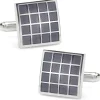 Ox and Bull Trading Co. Purple Checker Square Cufflinks