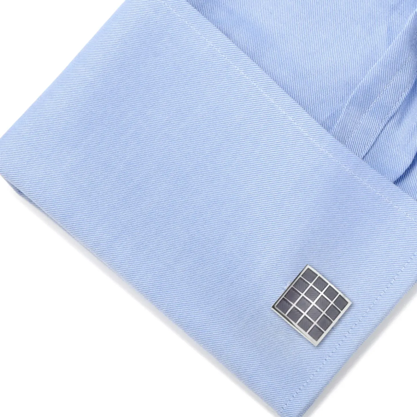 Ox and Bull Trading Co. Purple Checker Square Cufflinks