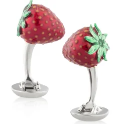 Fils Unique "72nd Street" Strawberry Cufflinks