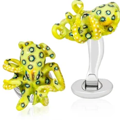 Fils Unique "Sixteen Yellow Legs" Cufflinks