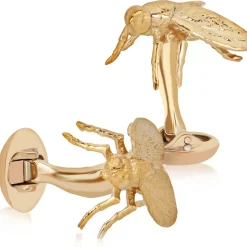 Fils Unique "The Goldblum" Fly Cufflinks