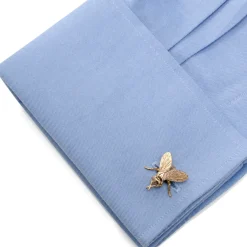 Fils Unique "The Goldblum" Fly Cufflinks