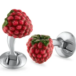 Fils Unique "The Sweet Tarts" Raspberry Cufflinks