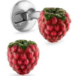 Fils Unique "The Sweet Tarts" Raspberry Cufflinks
