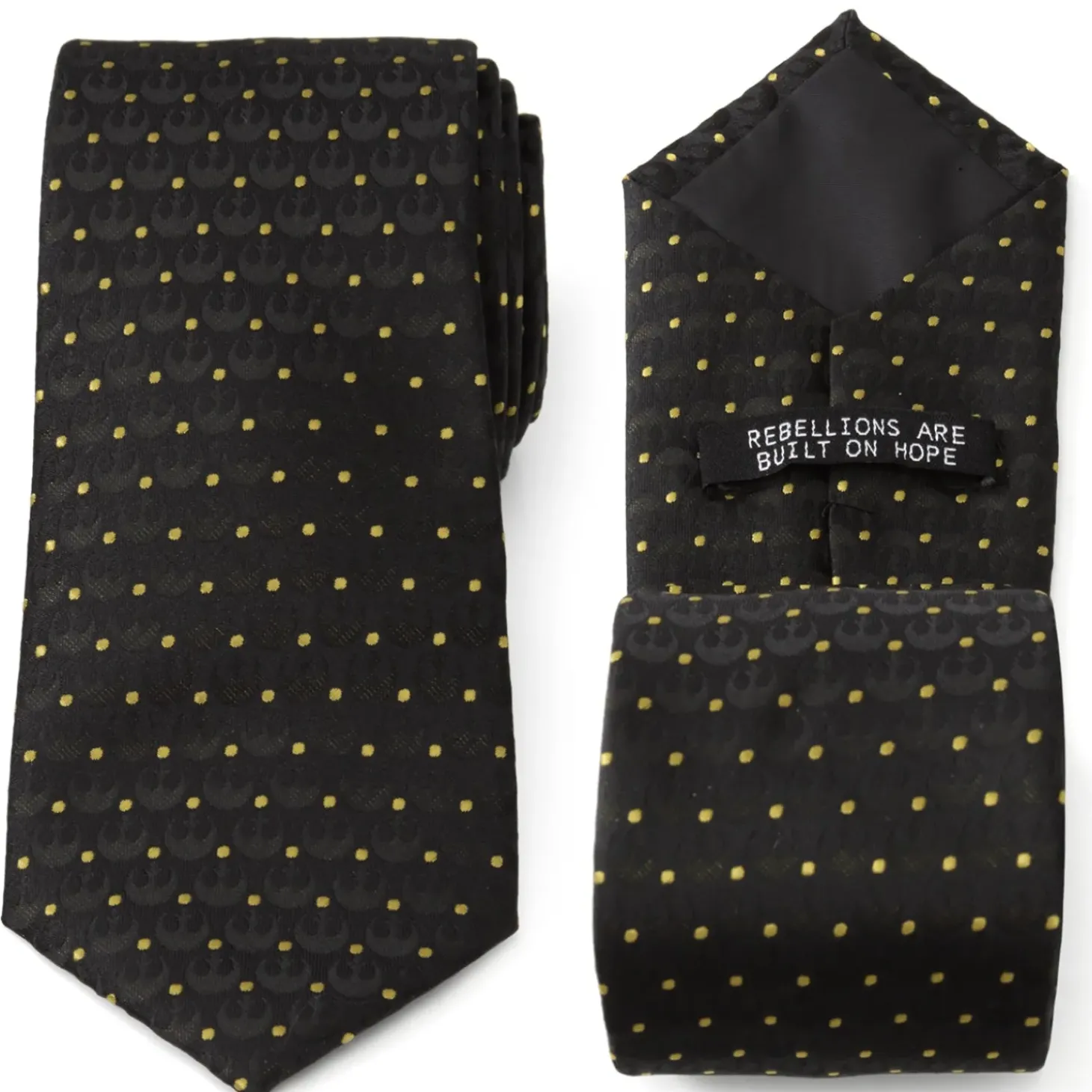 Star Wars Rebel Dot Charcoal Men's Tie