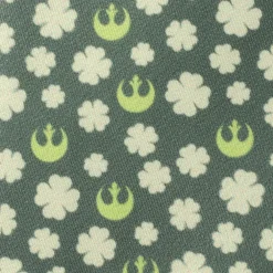 Star Wars Rebel Shamrock Green Hidden Message Men's Tie