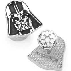 Star Wars Recessed Matte Darth Vader Head Cufflinks