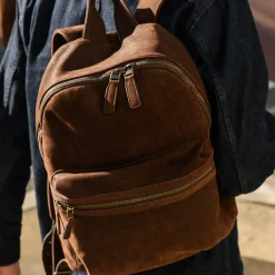 Moore & Giles RECLAIMED BACKPACK GRIFFIN CHOCOLATE