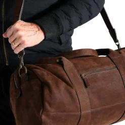 Moore & Giles RECLAIMED DUFFEL GRIFFIN CHOCOLATE