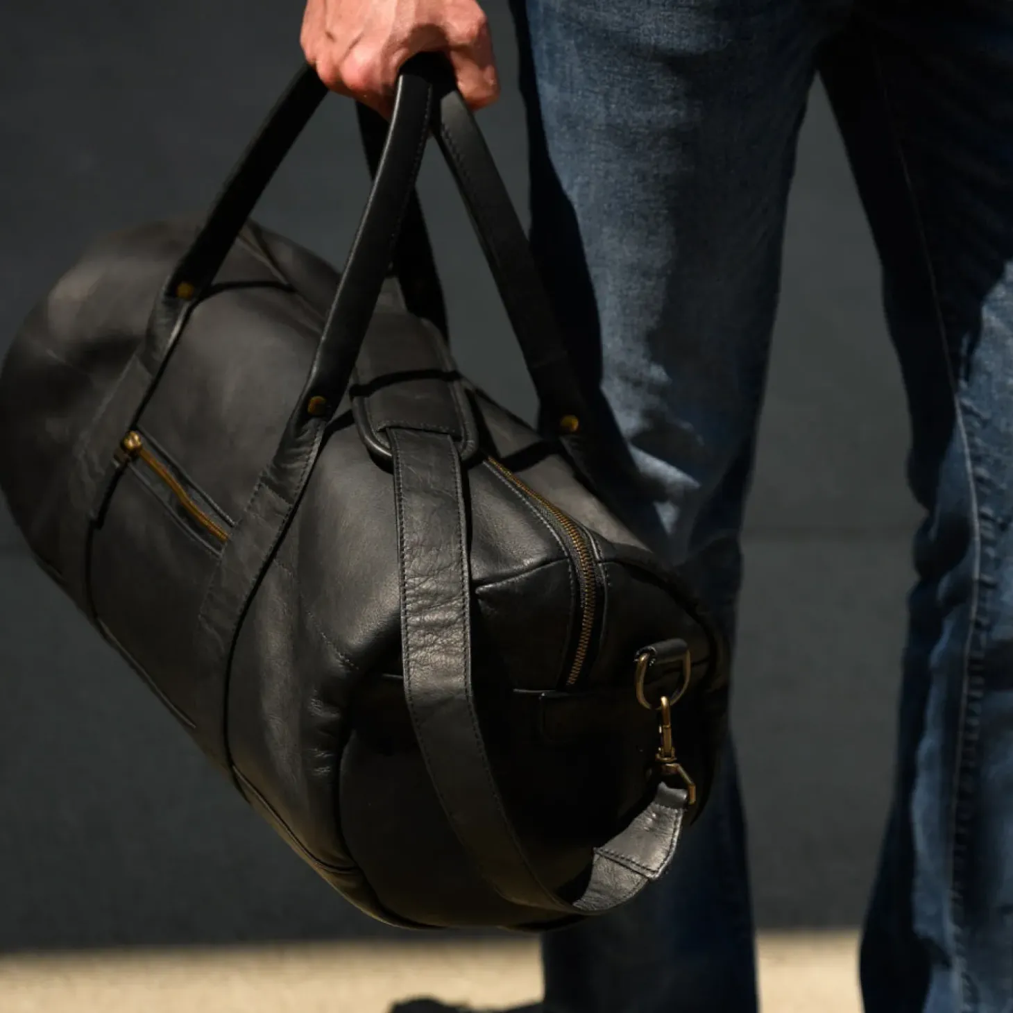 Moore & Giles RECLAIMED DUFFEL HEIRLOOM BLACK