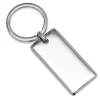 Ox and Bull Trading Co. Rectangle Engravable Stainless Steel Key Chain