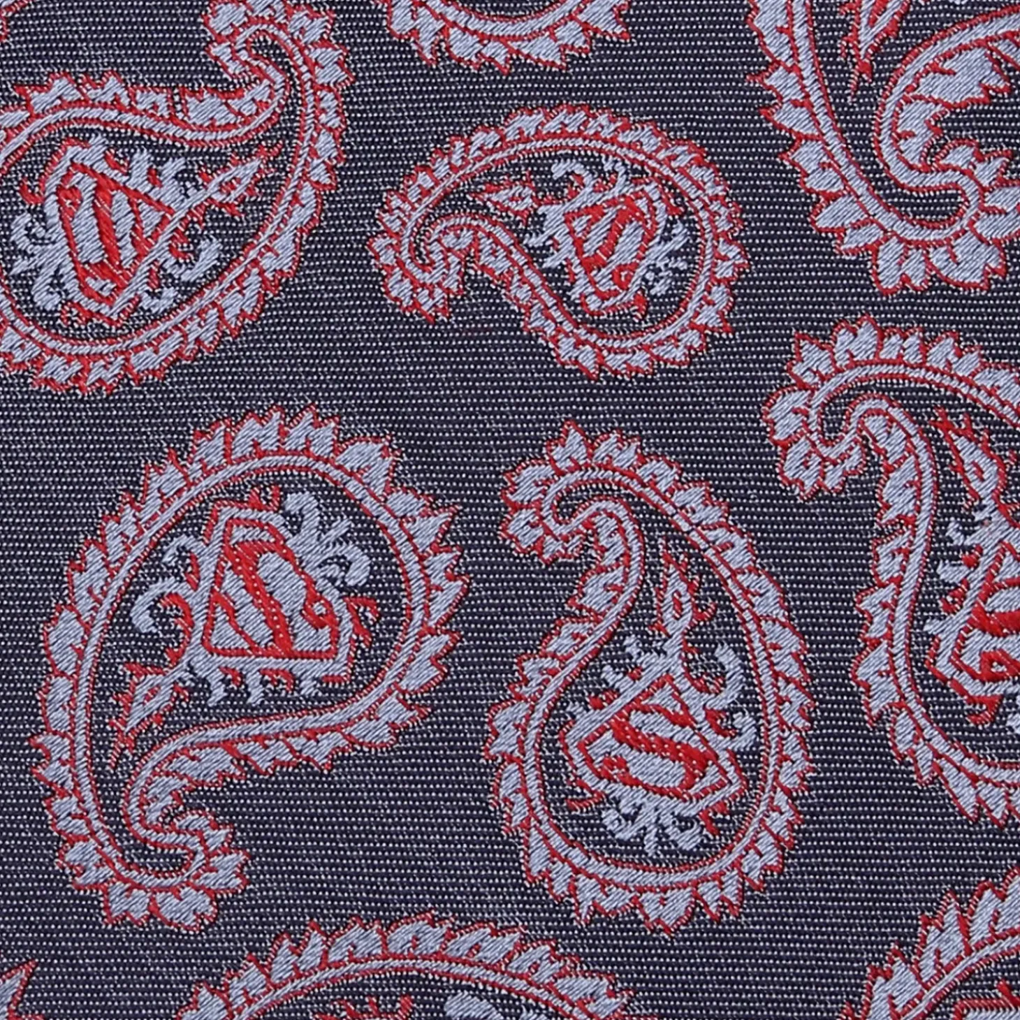 DC Comics Red and Blue Superman Paisley Tie