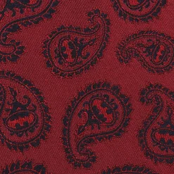 DC Comics Red Batman Paisley Tie