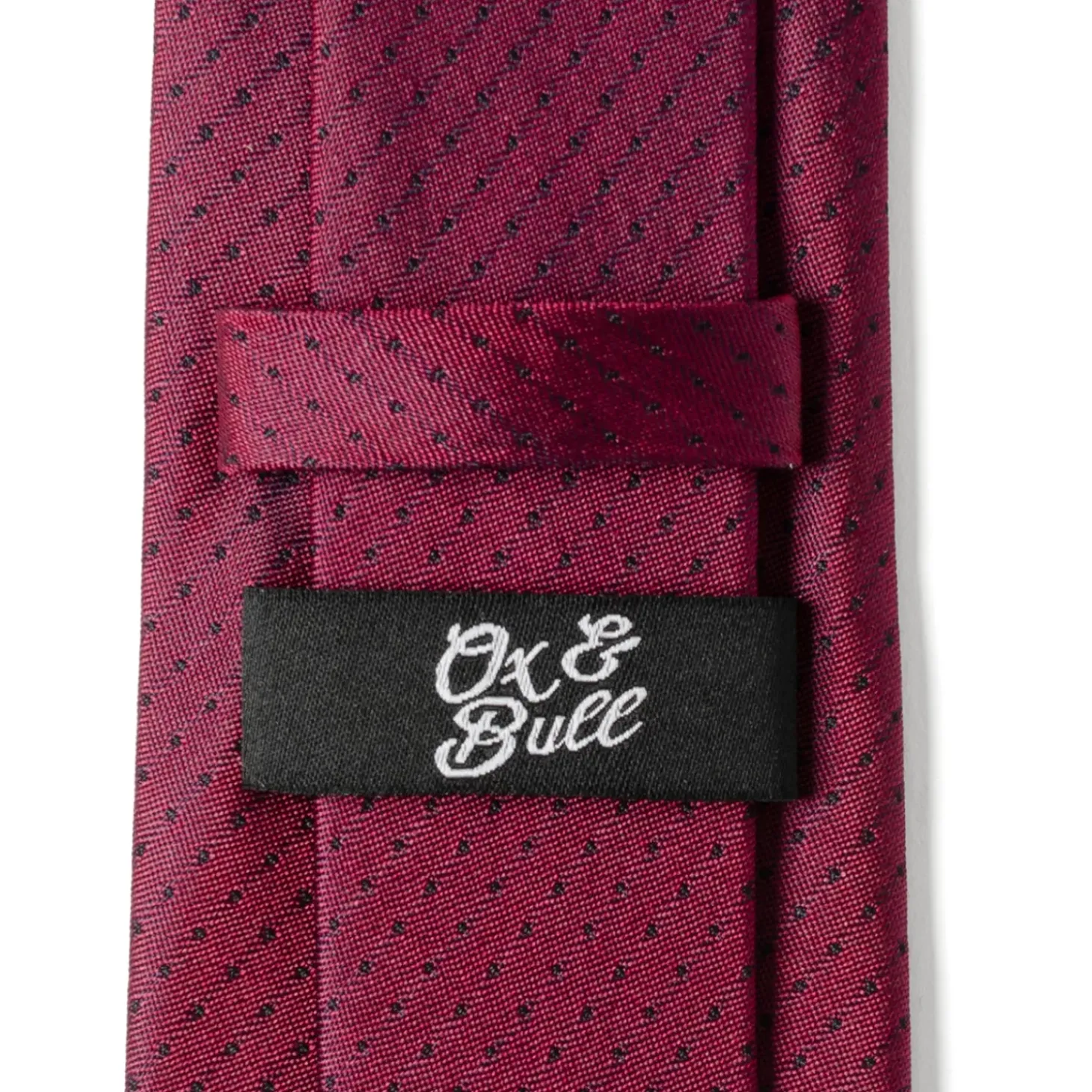 Ox and Bull Trading Co. Red Pin Dot Men's Tie