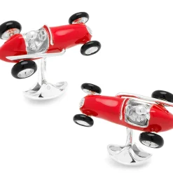 Deakin & Francis Red Racing Car Cufflinks
