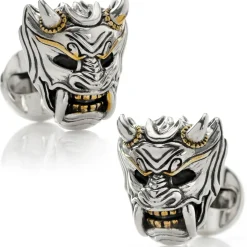 Ox and Bull Trading Co. Samurai Mask Cufflinks