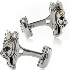 Ox and Bull Trading Co. Samurai Mask Cufflinks