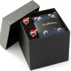 Cufflinks, Inc. Santa Pug Gift Set