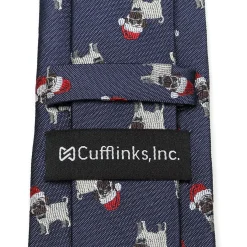 Cufflinks, Inc. Santa Pug Men's Tie