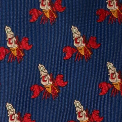 Disney Sebastian Hidden Message Blue Men's Tie