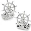 Deakin & Francis Ships Wheel Cufflinks