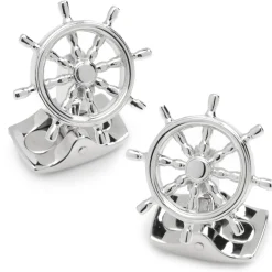 Deakin & Francis Ships Wheel Cufflinks