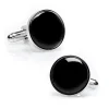 Ox and Bull Trading Co. Silver and Onyx Cufflinks