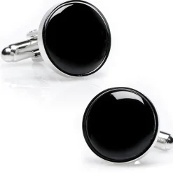 Ox and Bull Trading Co. Silver and Onyx 5-Stud Set