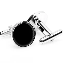 Ox and Bull Trading Co. Silver and Onyx Stud Set