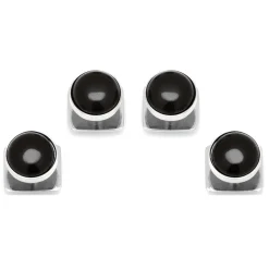 Ox and Bull Trading Co. Silver and Onyx Studs