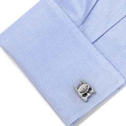 DC Comics Silver Batman Mask Cufflinks