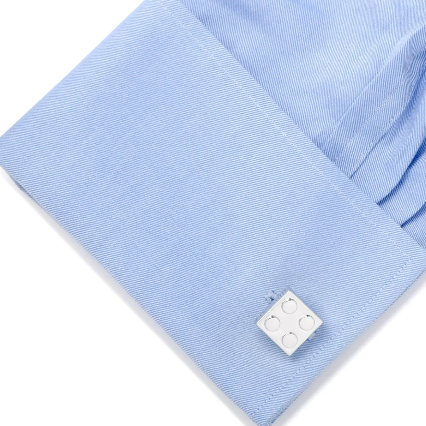 Cufflinks, Inc. Silver Building Block Cufflinks