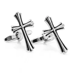 Cufflinks, Inc. Silver Cross Cufflinks
