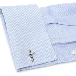 Cufflinks, Inc. Silver Cross Cufflinks