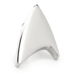 Star Trek Silver Delta Shield Lapel Pin