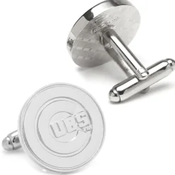 MLB Silver Edition Cubs Cufflinks
