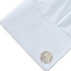 MLB Silver Edition NY Mets Cufflinks