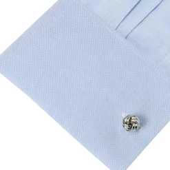 Ox and Bull Trading Co. Silver Knot Cufflinks