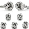 Ox and Bull Trading Co. Silver Knot 5-Stud Set