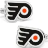 NHL Silver Philadelphia Flyers Cufflinks